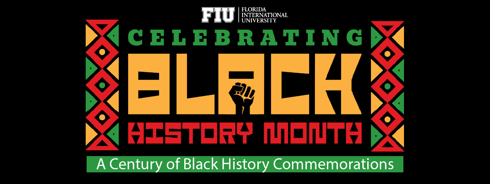 FIU Black History Month events banner 